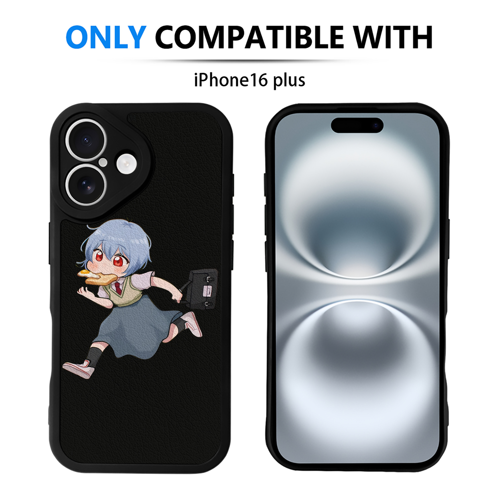 （画像用） EVA 新世紀エヴァンゲリオン 【iPhone 16シリーズ対応】シリコンスマホケース（レザー調） 材質：シリコン